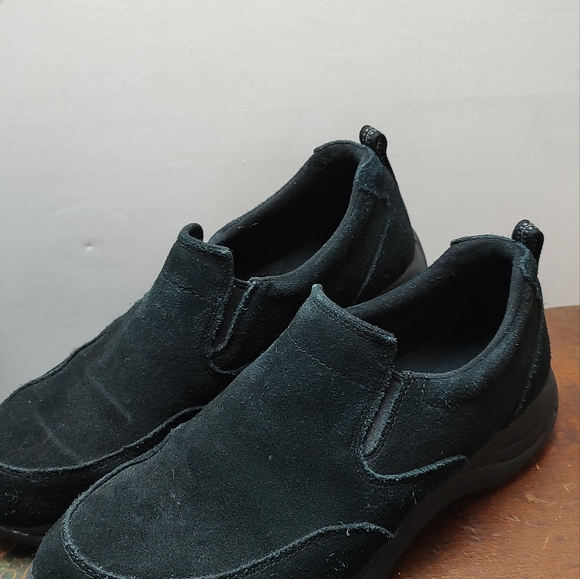 L.L. Bean black suede slip on Men's Shoes Size 10.5 - Picture 7 of 16